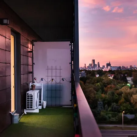 Apartment Qbik Artistic Cityscape Warsaw